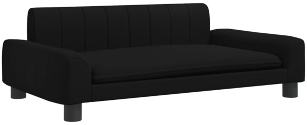 vidaXL Kindersofa Schwarz 90x53x30 cm Stoff 3196262