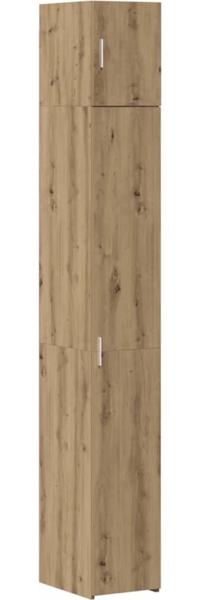 vidaXL Schlanker Stauraum Schrank Artisan-Eiche 30 x 42.5 x 225 cm 3365628
