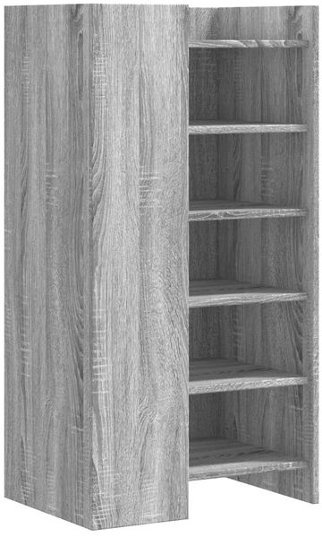 vidaXL Schuhschrank Grau Sonoma 52x37,5x100 cm Holzwerkstoff 848449 Bild 6