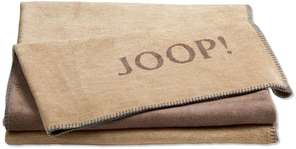 JOOP! Wohndecke - Melange Doubleface Braun 150x200cm
