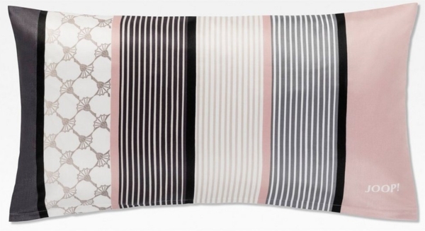 JOOP! Kissenbezug Cornflower Stripes deep rose 40/80 cm