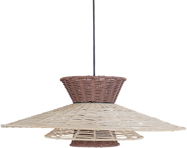 Hängeleuchte KABOMPO Rattan Braun