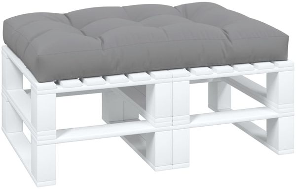 vidaXL Palettenkissen Grau 120x80x12 cm Stoff 360514 Bild 3