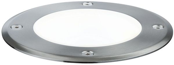 Paulmann Outd Plug & Shine Boden Einbauleuchten IP67 675 lumen 4000K 6W 24V 38° schwenkbar 20° Si Metall