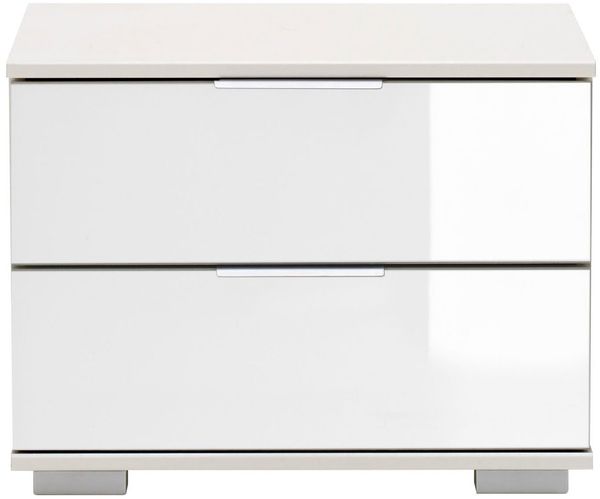 Nachtkommode Easy Plus Nachtschrank 52x38x40cm Farbe: weiß