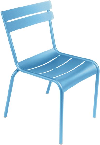 Luxembourg Stuhl stapelbar Maya-Blau