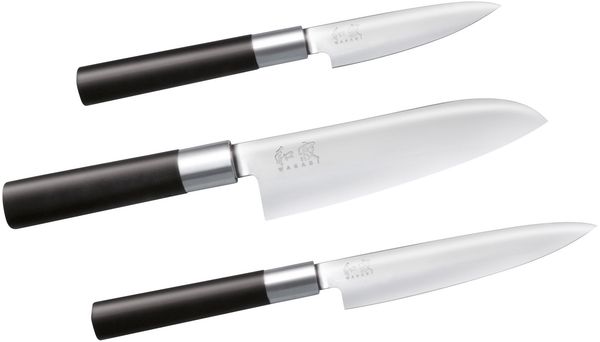 KAI Wasabi Black 3-teiliges Messerset 67-W19