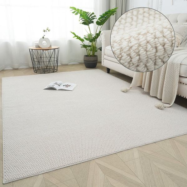 s.Oliver Teppich Lenni, rechteckig, Höhe: 10 mm, Uni-Farben, kurzflor, waschbar, Wohnzimmer, Schlafzimmer
