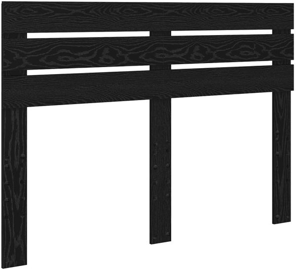 vidaXL Bettrahmen Schwarz 160 x 200 cm Massives Kiefernholz 3411392 Bild 6