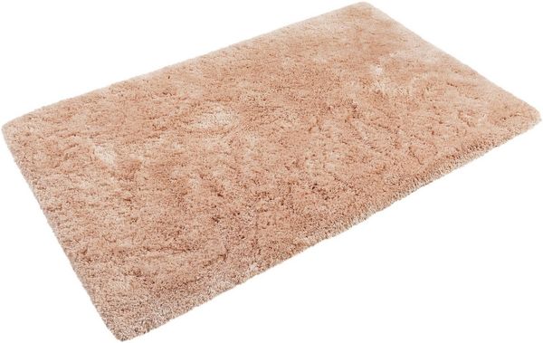 Homie Living Badematte Porto Azzurro, Höhe 30 mm, rutschhemmend beschichtet, fußbodenheizungsgeeignet, schnell trocknend, Polyester, rechteckig, Badteppich, uni, rechteckig & rund, waschbar, Badezimmerteppich