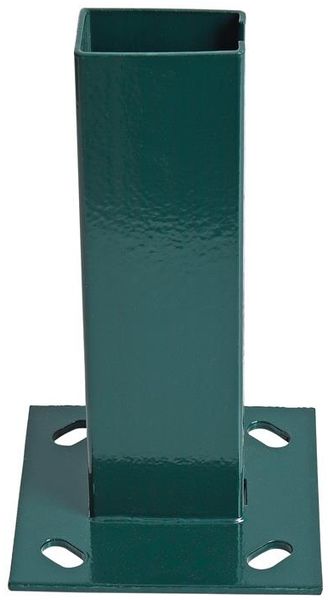Pfostenträger Aufschraubhülse 10er Set 40x60 mm Doppelstabmatten Zaun Grün Bild 7