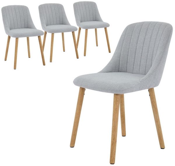 GarveeMore Esszimmerstuhl 2er/4er Stuhlset Moderner Küchenstuhl bis 136kg (4 St)