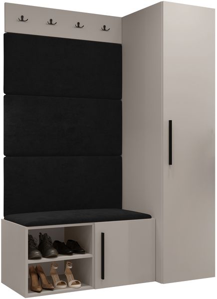 Garderoben-Set Mapreni II (Farbe: Cashmere, Manila 18)