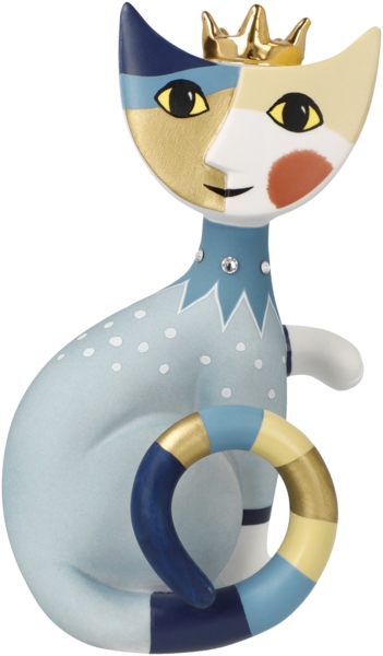 Goebel / Rosina Wachtmeister -Max il re,Figur,9,0 x 7,5 x 13,0 cm / Biskuit-Porzellan / 9,0 x 7,5 x 13,0 cm