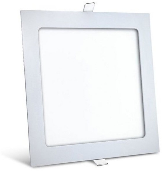 V-TAC LED Panel 12w LED Panel Ultra Slim Einbauleuchte Deckenlampe Einbaustrahler, Kaltweiß, LED Panele Unterputz 12 Watt Kaltweiß, 170x170x25mm, Form: eckig