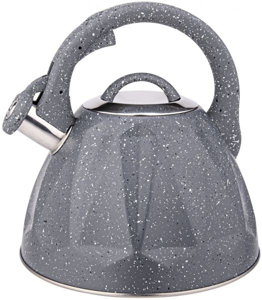 Wasserkessel Wasserkocher Kaffeekessel Teekessel 3L grau Cheffinger CF-WK3.0M