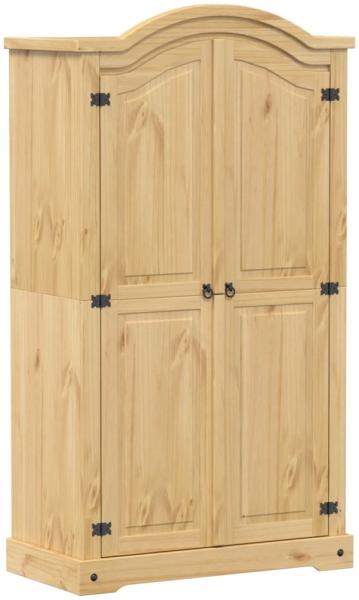 vidaXL Kleiderschrank Corona 102x52x186 cm Massivholz Kiefer 4012154