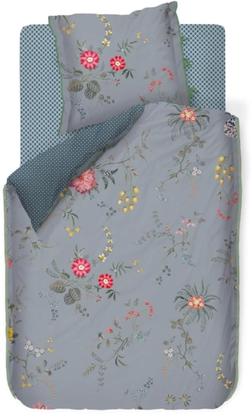 Pip Studio Bettwäsche Fleur Grandeur Blau 40 x 80 cm