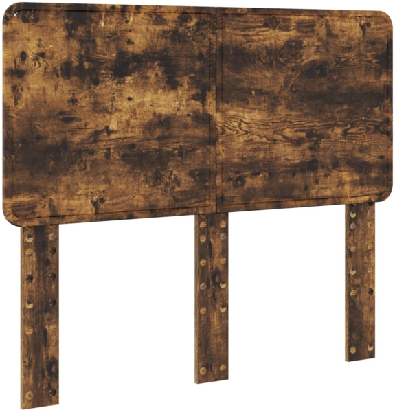 vidaXL Aufbewahrungsbett Geräucherte Eiche 135x190 cm Holzwerkstoff 3412697 Bild 6