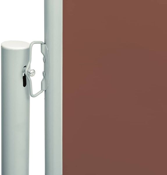 vidaXL Seitenmarkise Ausziehbar 117x600 cm Braun 317951 Bild 3