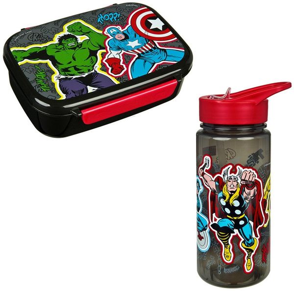 Scooli Lunchbox mit Trinkflasche, Kunststoff, (Set, 2-tlg)