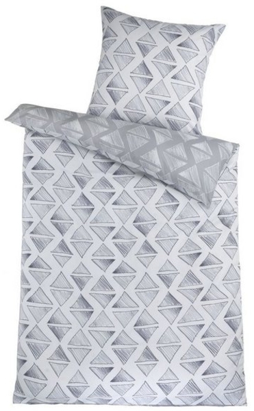 Optidream Bettwäsche Set Mikrofaser 135x200 Polyester Jonas-Wende weiß, Mikrofaser, 2 teilig, Geschenk Idee Frauen Männer neue Wohnung Hochzeit Frühjahr sale Bild 2