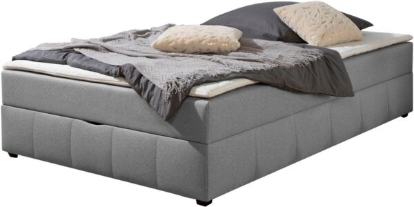 Home affaire Boxbett Niemes inkl. Bettkasten und Topper, auch in Überlänge erhältlich, Boxbett ohne Kopfteil, inkl. Topper
