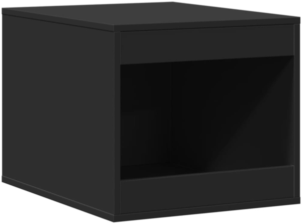 vidaXL Katzenklo Schwarz 47x59x42 cm Holzwerkstoff 857761