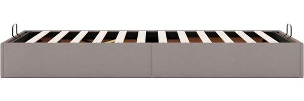 vidaXL Ottoman-Bett ohne Matratze Taupe 90x200 cm Stoff 3310851 Bild 8
