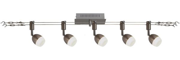 näve LED Deckenleuchte Tony, LED fest integriert, individuell einstellbar, incl. 5x4W LED, Energieeffiziensklasse G