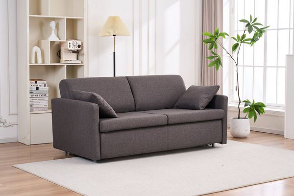 ATLANTIC home collection Schlafsofa Robin, mit Matratze und Zierkissen, Dauerschläfer