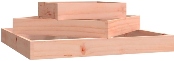 vidaXL Pflanzkübel 83x83x27 cm Massivholz Douglasie 823883