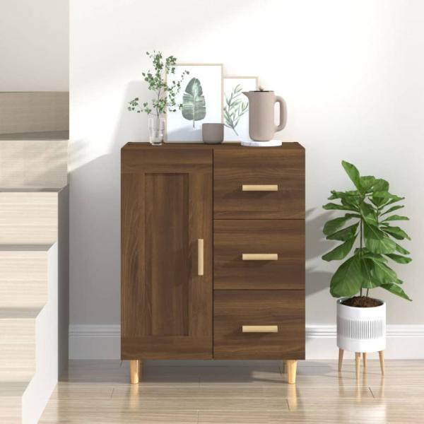 vidaXL Sideboard Braun Eichen-Optik 69,5x34x90 cm Holzwerkstoff 817371