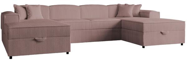 Wohnlandschaft Santos U Cord (Farbe: Poso 27)