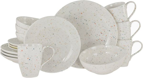 Confetti Weiss, Kombiservice 16-tlg (mo)