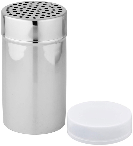 FACKELMANN 42909 Streuer grob mit Deckel, 7 x 13 cm / Grobstreuer / Zuckerstreuer