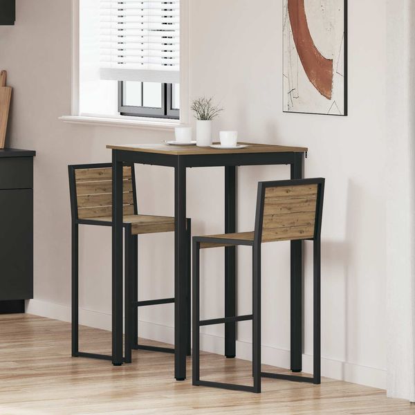 vidaXL Stehtisch Holzwerkstoff 892679