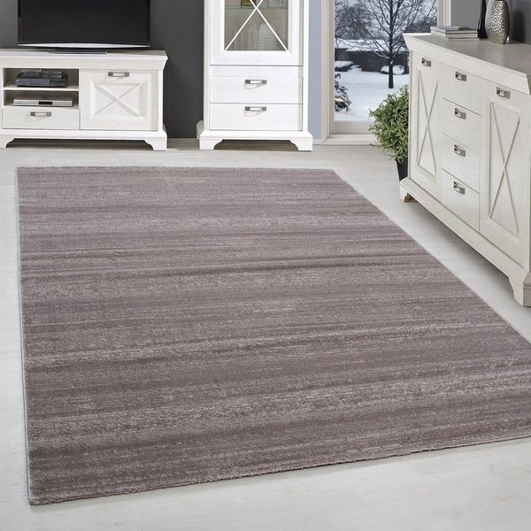 SIMPEX24 Designteppich Unicolor - Einfarbig, Läufer, Höhe: 6 mm, Modern KurzFlor Teppich Wohnzimmer Einfarbig Weicher Flor Pflegeleicht