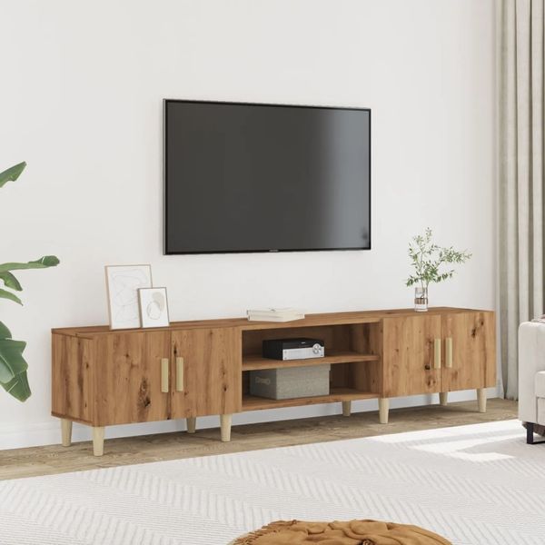 vidaXL TV-Schrank Artisan-Eiche 180x31,5x40 cm Holzwerkstoff 857142