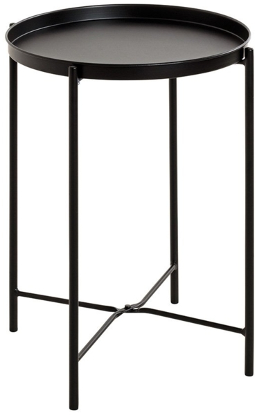 Beistelltisch Merle / Maike, Schwarz