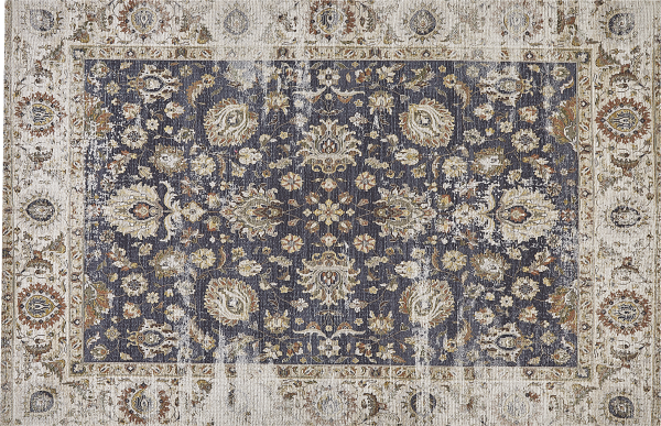 Teppich mehrfarbig orientalisches Muster 150 x 230 cm Kurzflor PELITLI