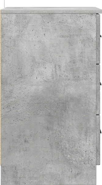 vidaXL Nachttisch Betongrau 38 x 38 x 66 cm Holzwerkstoff 883377 Bild 7