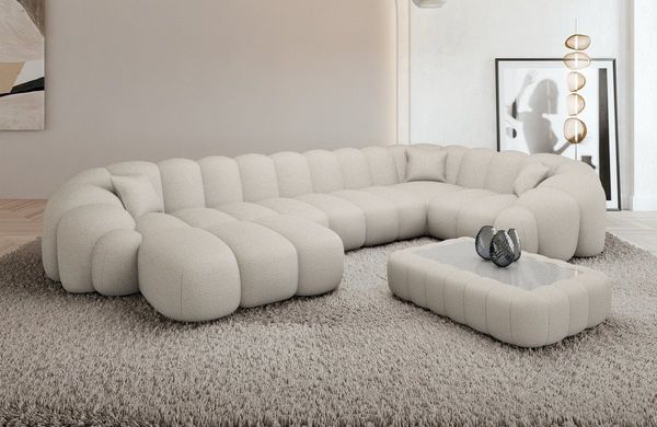 Sofa Dreams Sofa Rajada U Form Stoff