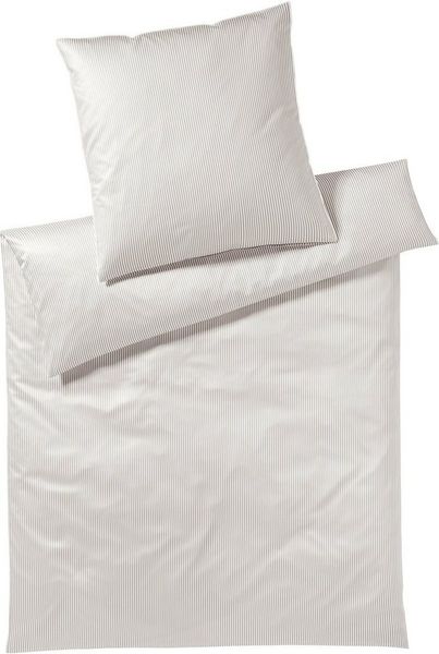 Elegante Bettwäsche Hamburger Streifen, Mako-Satin, 2 teilig, angenehmes Hautgefühl