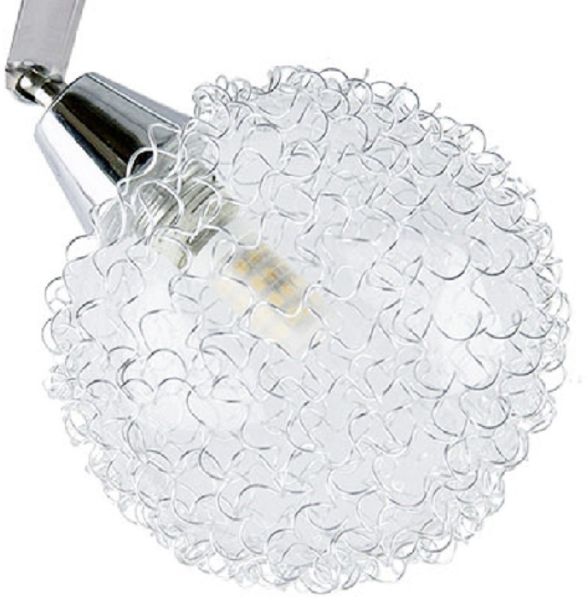 TRANGO LED Deckenleuchte, 3-flammig 1002-38 LED Deckenleuchte Chromoptik Serie *AMELIA* inkl. 3x G9 LED Leuchtmittel 3.000K warmweiße Lichtfarbe Badleuchte, Flurleuchte, Küchenleuchte, LED Deckenlampe, Kronleuchter