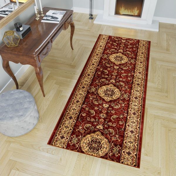 Tapiso Läufer YESEMEK, rechteckig, Höhe: 12 mm, Flur Brücke Kurzflor Klassisch Korridor Wohnzimmer Schlafzimmer