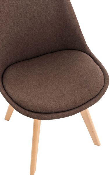 CLP Esszimmerstuhl Linares Mit Buchenholzgestell,braun Stoff Bild 10