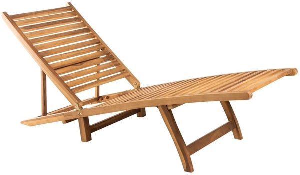 vidaXL Sonnenliege Massivholz Teak 316151
