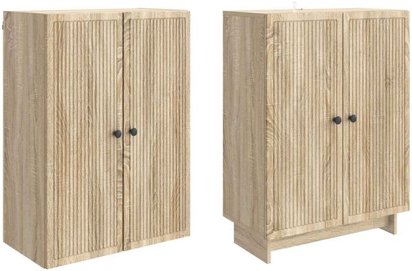 vidaXL Schrankset 2 pcs Sonoma-Eiche 66 x 34,5 x 90 cm Holzwerkstoff 3416360 Bild 3