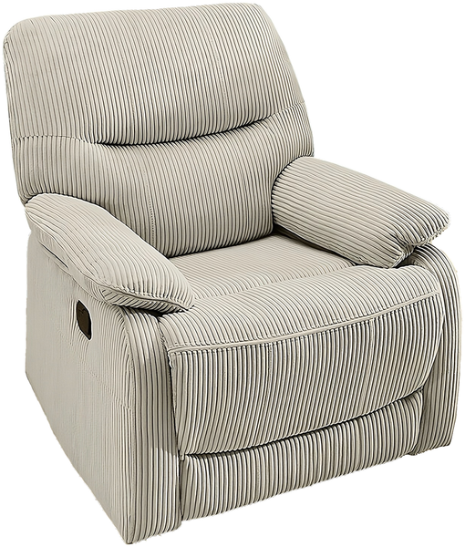 Relaxsessel Damian / Dülmen , Polyester, Stoff , Beige , 89 x 98 x 95 cm